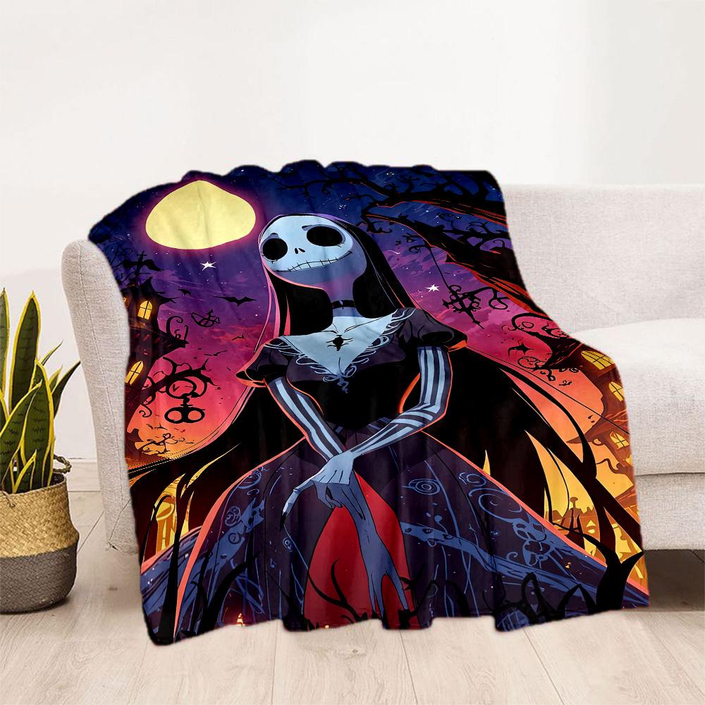 Christmas Nightmare Blanket Comfortable Suitable for Livingroom Bedding Couch for All Seasons Modern Gifts For Family Or Friends