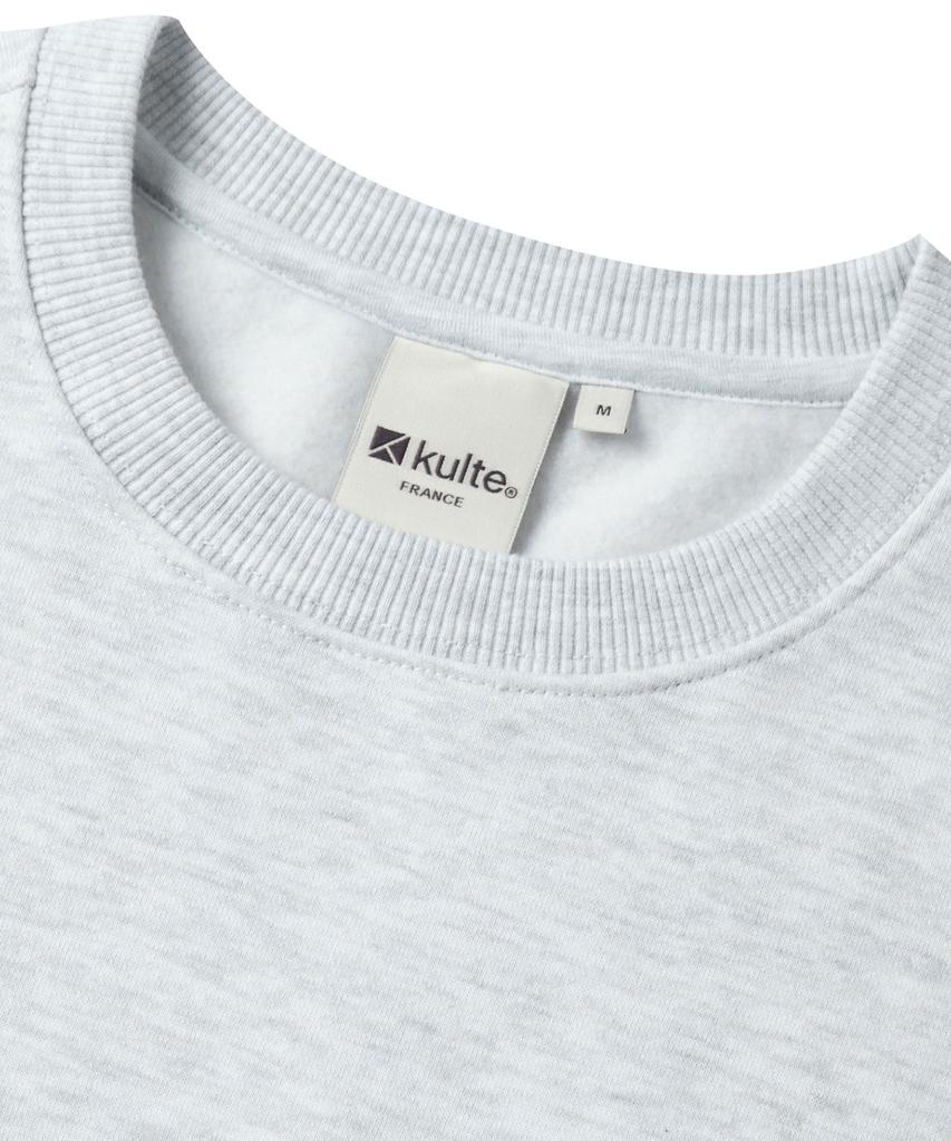 KULTE Snow Mountain Logo Crewneck L.Melange