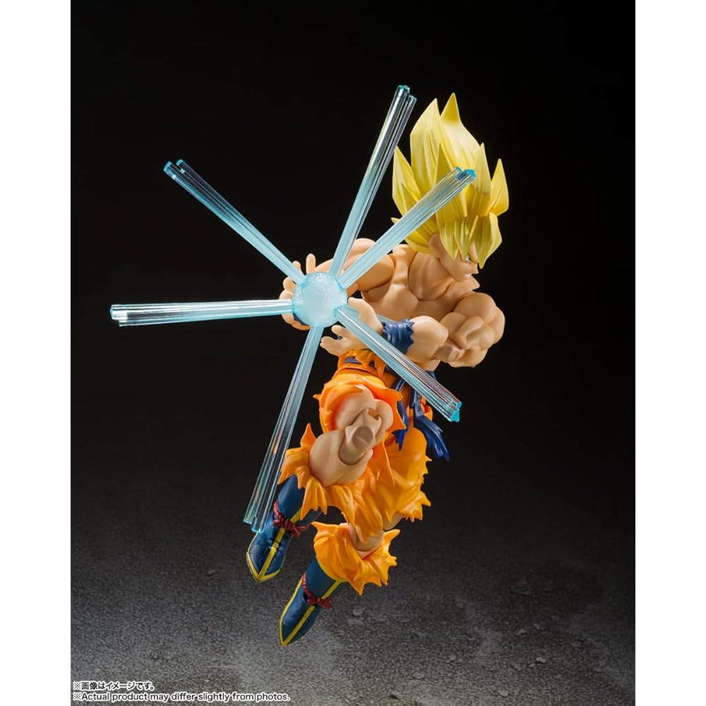 СТРАНЫ ТАМАШИИ Ш. Фигурка Dragon Ball Super Saiyan Goku от Figuarts 145 мм ABS ПВХ Окрашенная Подвижная Фигурка