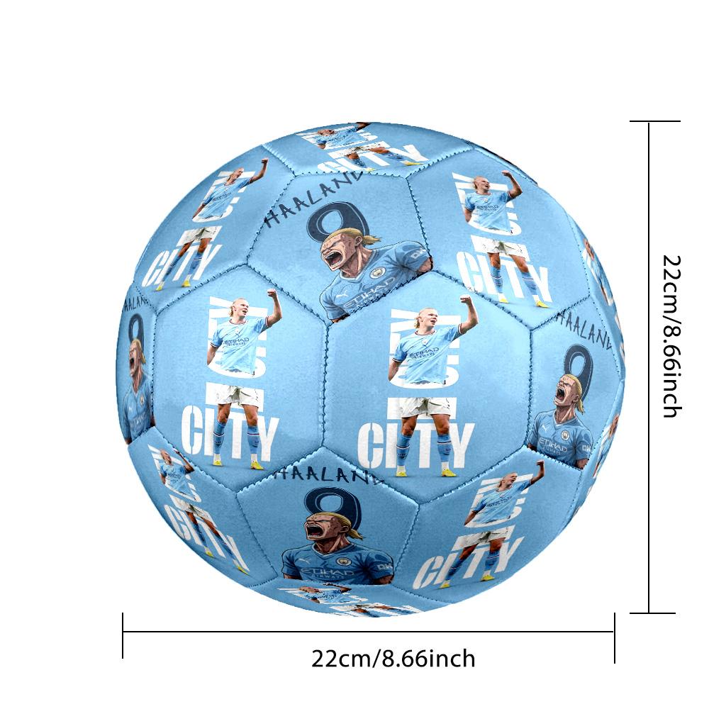 Haaland Manchester City Size 5 Soccer Football Machine Sewn Indooroutdoor Universal Football Perfect Gift For Sports Enthusiasts