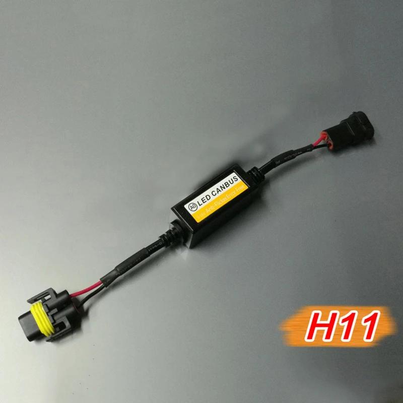 1 шт. H7 LED Canbus декодер автомобильные фары безошибочный резистор для внедорожника противотуманные фары H4 H7 H1 H11 9006 9007 адаптер антимерцание