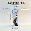 1PC Trumpet Player Male Art 750ml sports water bottle leakproof straw lid outdoor office home