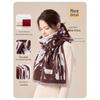 JIUMU Women's Warm Double-Sided 100% Wool Scarf