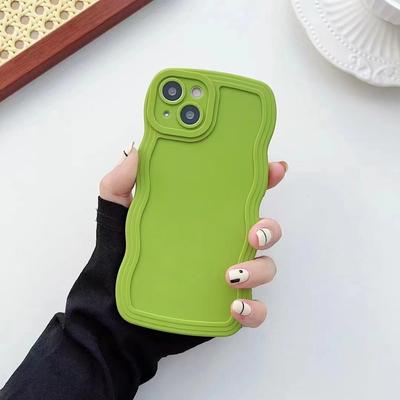 Милый карамельный волнистый чехол для телефона для iPhone 15 14 13 12 mini 11 Pro Max XS X XR 7 8 Plus, мягкий силиконовый защитный чехол-бампер