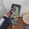 Мягкий силиконовый черный чехол с рисунком «Chines Loong» для Xiaomi Redmi Note 13 Pro 13C Poco C65 Samsung A55 S24 iPhone Camera Защитный противоударный чехол