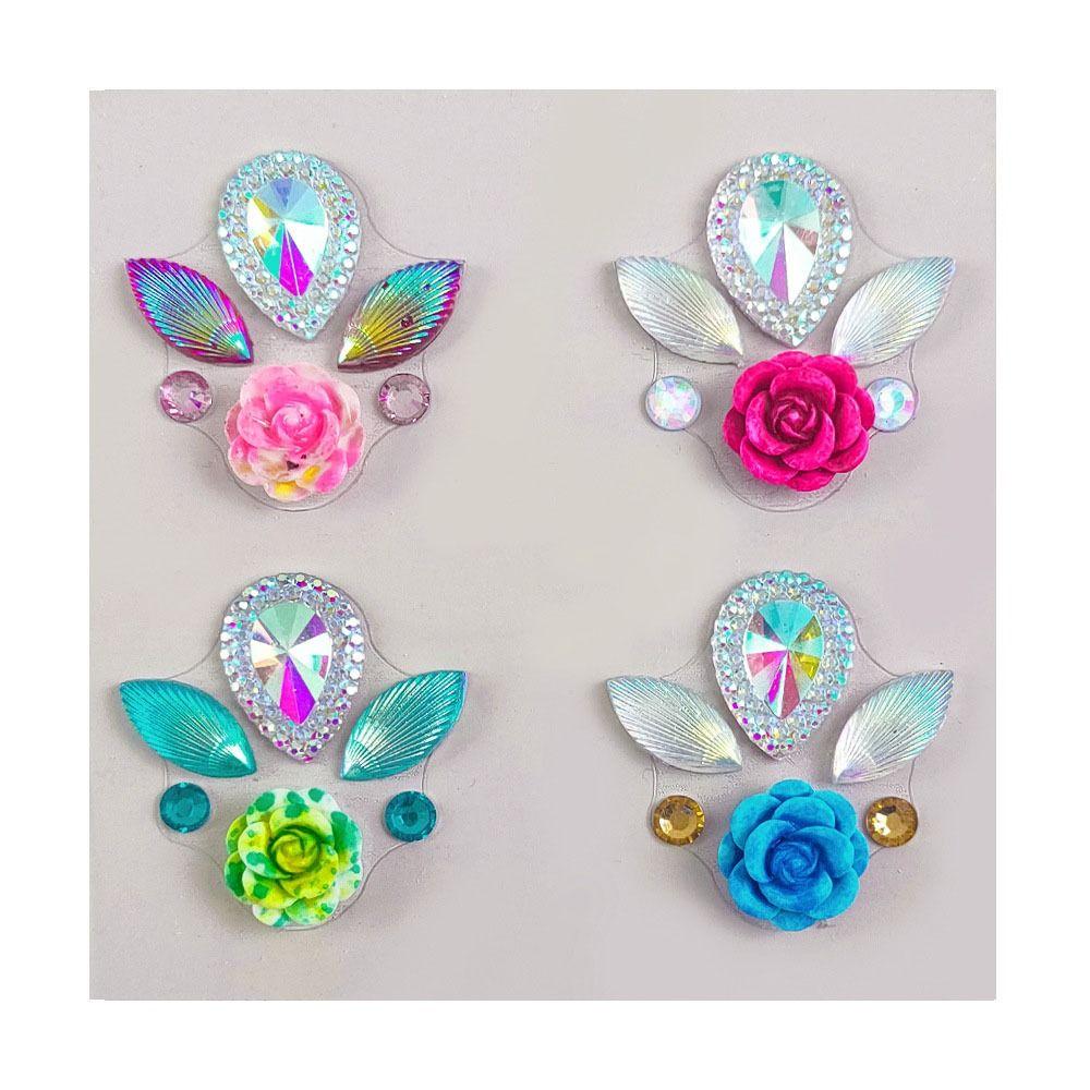 Mask Makeup Sticker Adhesive Rhinestone Tattoo DIY Crystal Gems Tattoo Party