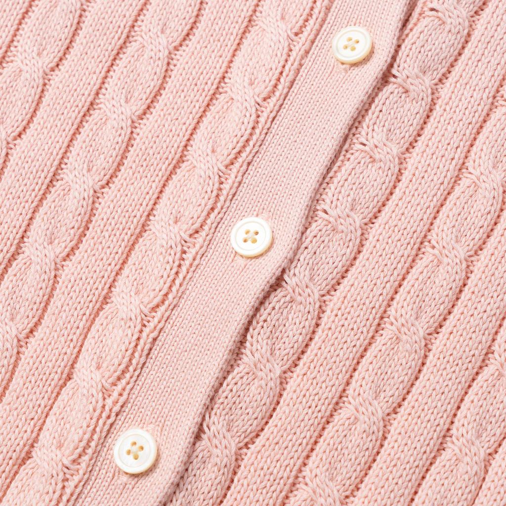 Polo Ralph Lauren Вязаный топ с рубчиком, круглым вырезом, короткими рукавами, облегающего кроя, женский, топы, розовый 211965760-001