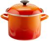 Эмалированная кастрюля Le Creuset 20 см, оранжевая, японская [Авторизованный продукт]