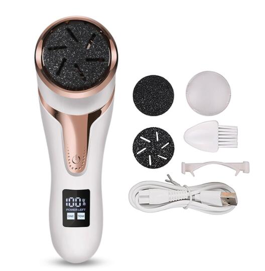 Электрическая пилка для ног, отшелушивающая мозоли, пилка для ног, педикюрный инструмент, шлифовальная машина для ног, пылесос для отшелушивания мозолей