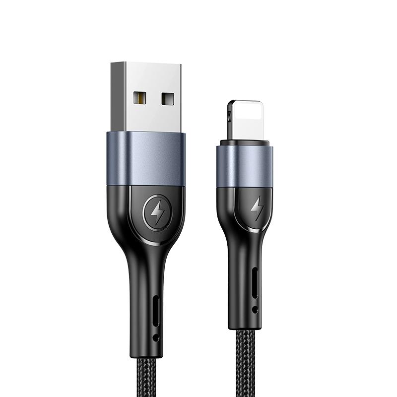 USAMS USB-кабель Lightning Type C для Iphone 12 13 11 pro max Xs Xr X SE 8 7 6 plus 6s 5s ipad air mini USB C кабель для быстрой зарядки данных 4,9