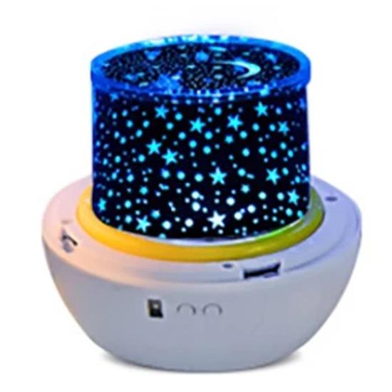 Crown Fantasy Star Sky Projection Night Light 15in1 Bedroom Ceiling Rotating Atmosphere Lamp Home Decoration Kids Birthday Gift