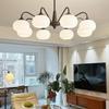 American Retro Chandelier: Elegant Vintage Lighting for Living Rooms, Bedrooms & Dining Areas
