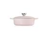 Le Creuset Cast Enamel Pot Signature Cocotte Japonaise 24 cm Shell Pink Gas IH Oven Compatible Japanese [Authorized Product]