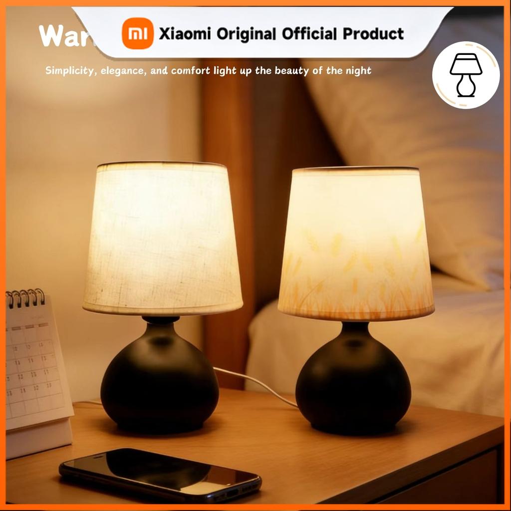 Xiaomi Лампа для чтения в кровати, Прикроватная лампа с теплым светом, Мягкое бесконечное затемнение, Маленький светильник для спальни, Гостиной, Детской комнаты, Декор журнального столика