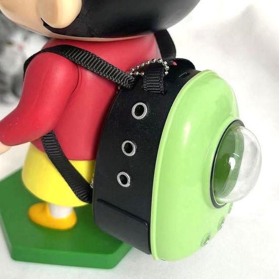 Mini Space Pack Doll House Miniature Doll Backpack for 1:12 Dolls Realistic Cat Puppy Backpacks Cute Pet Accessories