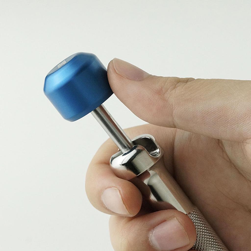 711L Отвертка-битодержатель Lollipop Карманная EDC-отвертка с выдвижным рычагом для дополнительного крутящего момента Сменная отвертка с шестигранным битодержателем Сталь - - 1/4" (Нержавеющая сталь синяя)