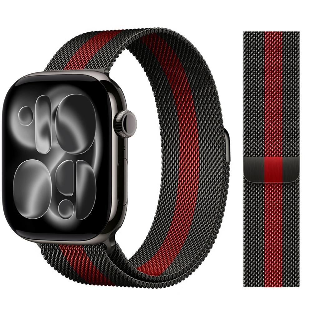 Миланская петля для ремешков Apple Watch 44 мм 46 мм 40 мм 45 мм 41 мм 42 мм браслеты iWatch серия 10 11 se 7 8 9 ultra 2 3