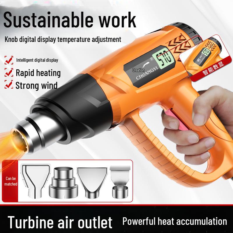 Chuangyi High-Power Digital Display Industrial Hot Air Gun for Precision Heating