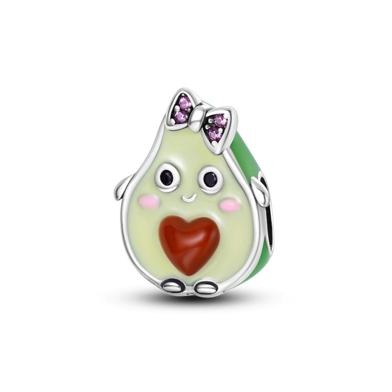 925 Silver Tempting Fruit Serie Charms Pendants Fit For Necklace Original Bracelet DIY Birthday Women's Party Fine Gift