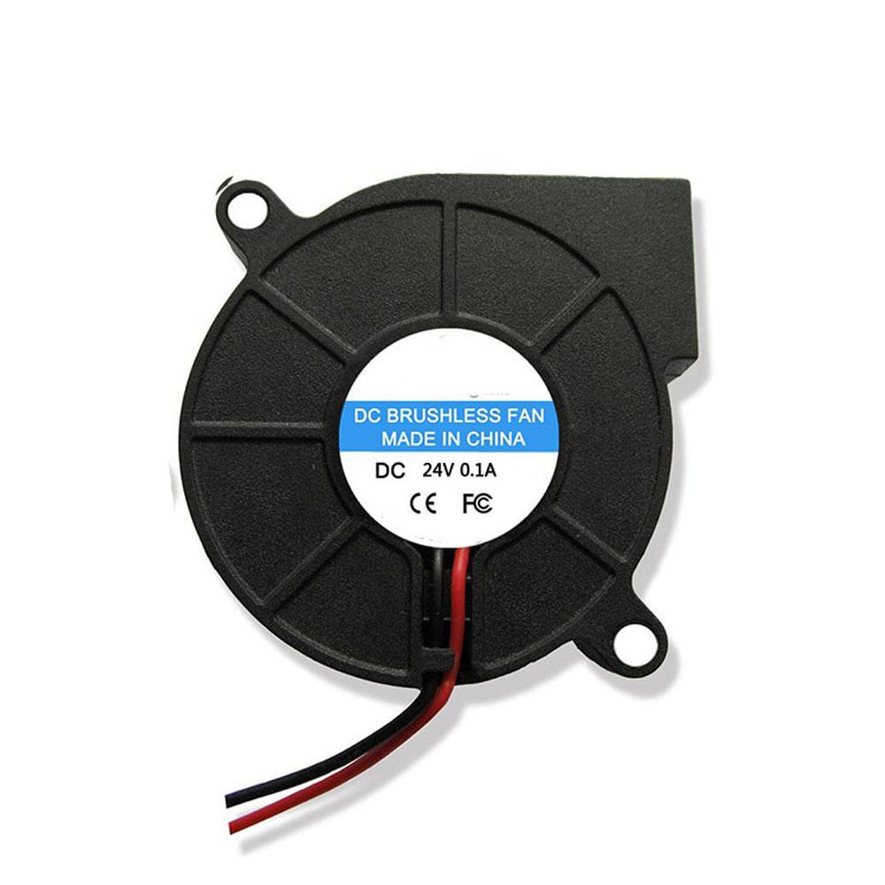 1 шт. Вентилятор охлаждения DC 12 В 24 В 5015 Hotend Экструдер для деталей 3D-принтера RepRap 50 мм Вентилятор радиального охлаждения