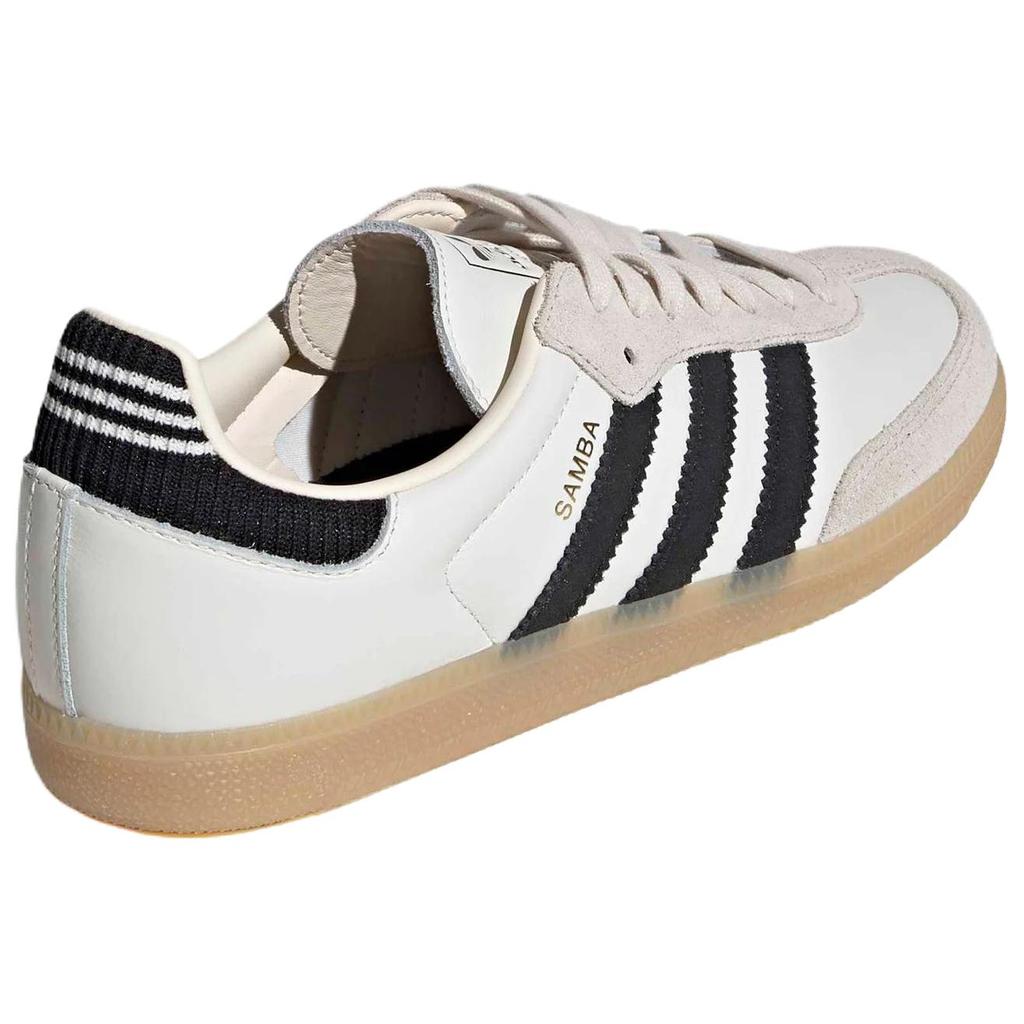adidas Оригинальные Samba Og Кожаные Удобные Универсальные Прочные Тренировочные Кроссовки Унисекс Белые IH6820