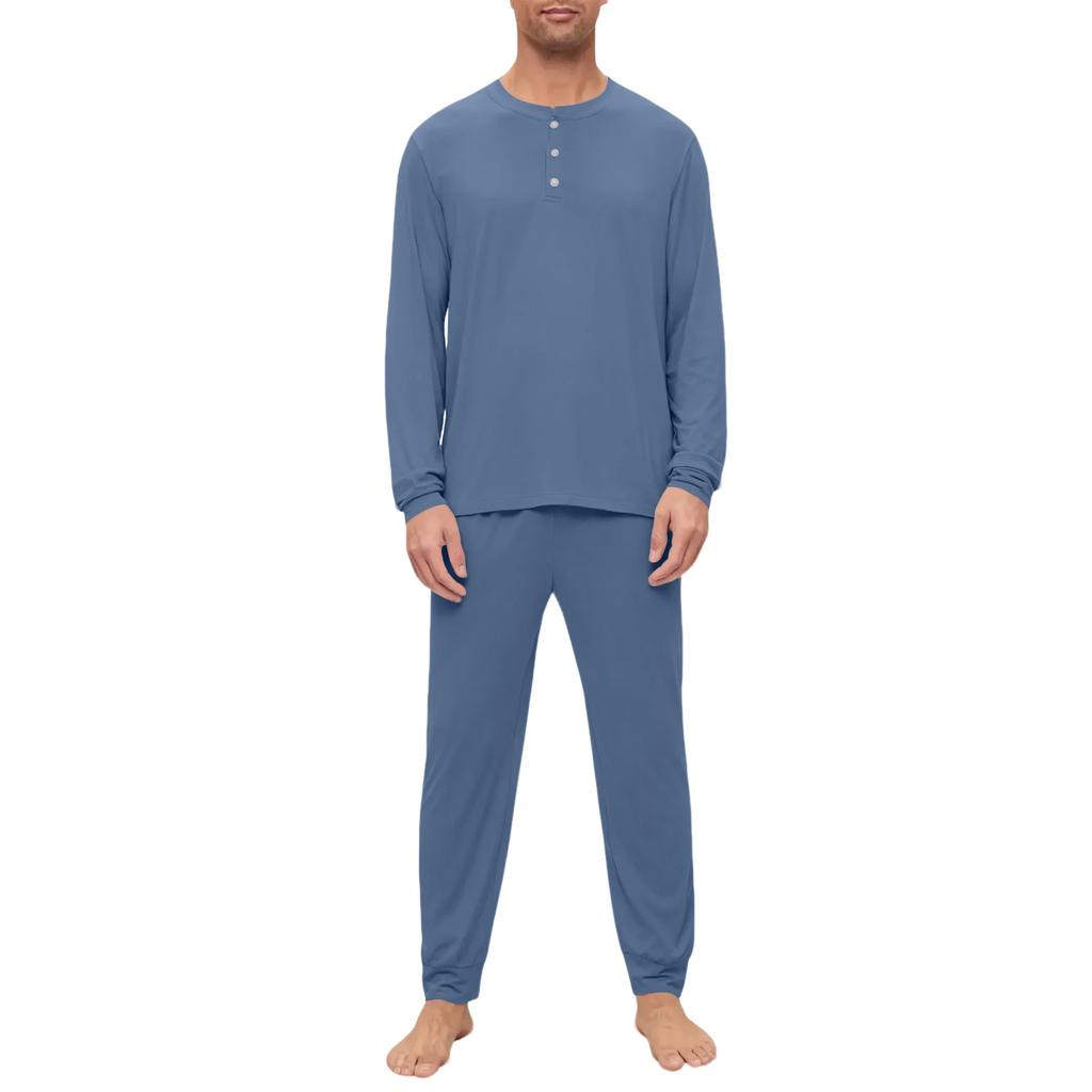 Men's Pajama Set, Long Sleeve And Long Pants, Two-piece Set