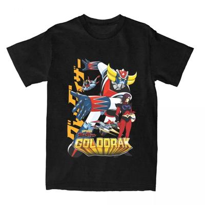 1975 UFO Robot Grendizer Футболка Мужская Женская UFO Robot Goldorak Смешная Хлопковая Футболка С Круглым Вырезом С Коротким Рукавом EU Размер Футболка