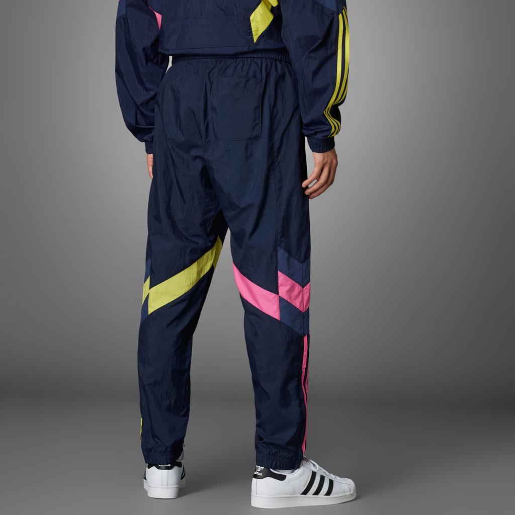 adidas Originals X Track FW24 Серия Ювентус Шнуровка Цветовой блок Повседневные Футбольные Брюки Мужские Низ Легендарный Чернильно-синий IN5597