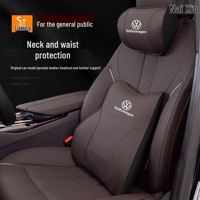 Volkswagen Group Neck Pillows: Compatible with Sagitar, Bora, Magotan, Passat, Lavida, Lamando, Tiguan, and Tharu headrests.