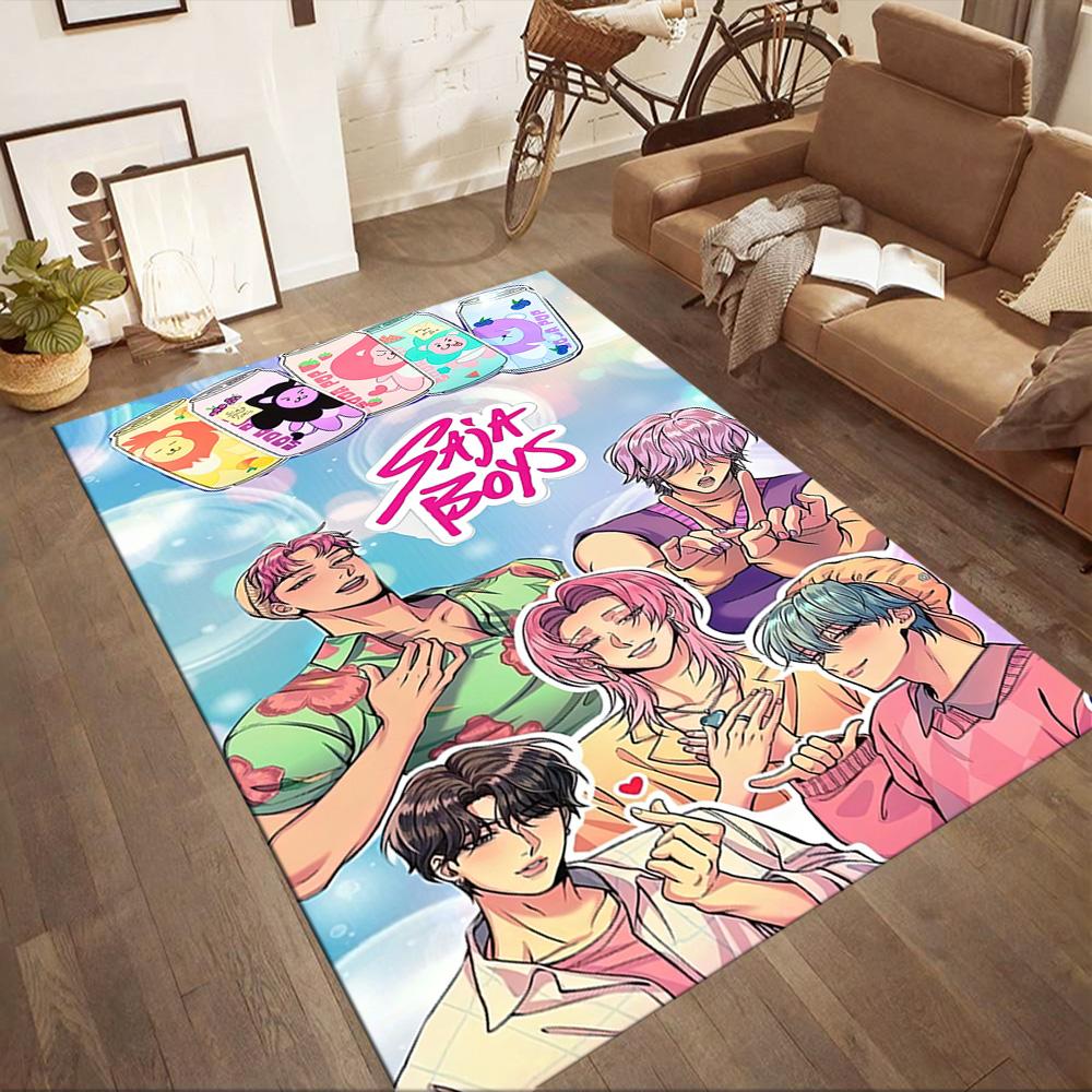 Saja Boys9 Square rugs are a great choice for living rooms, bedrooms, home décor, and as gifts