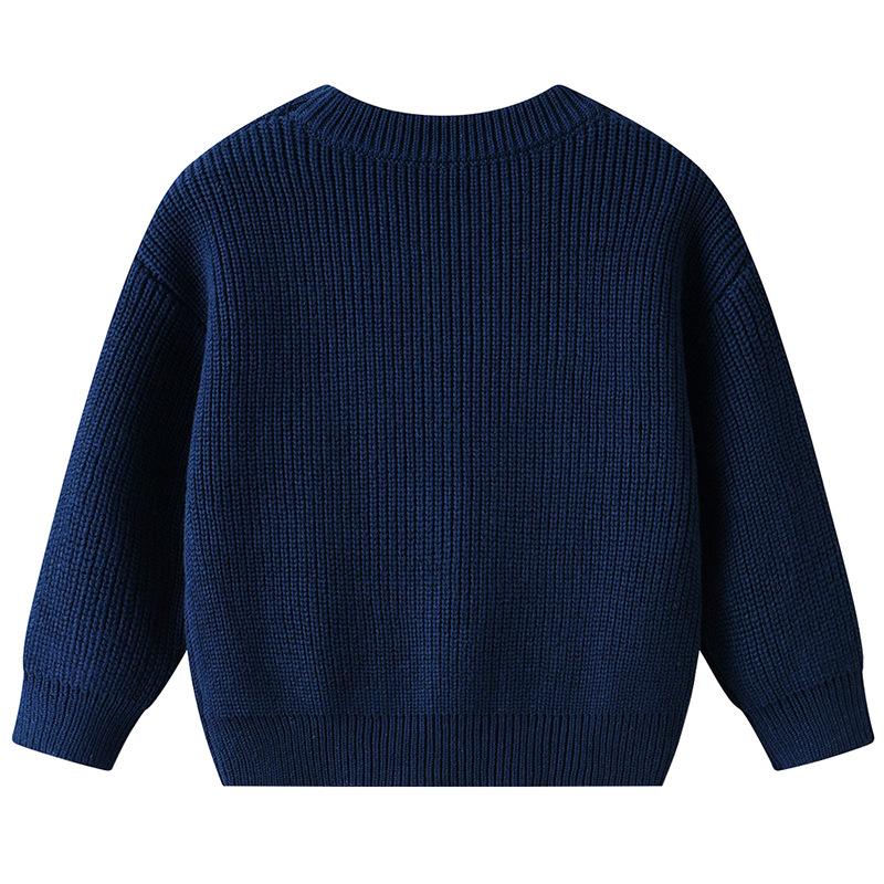 Свитер ручной вышивки с цветами, сделай сам, детский пуловер, нижний свитер, свитер для именинницы