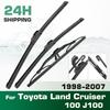 Для Toyota Land Cruiser 100 J100 1998-2007 1999 2000 Дворник Дворники передний и задний Стеклоочистители Щетки 24"+22"+16