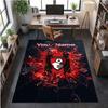 Crystal Velvet Rug Bournemouth Football Print Custom Name Text Floor Mat Home Decor