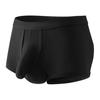 Men Underpants Elephant Nose Mid Waist Solid Color High Elastic Soft Stretchy Breathable Anti-septic Moisture-wicking Soft Men Underpants Underwear
