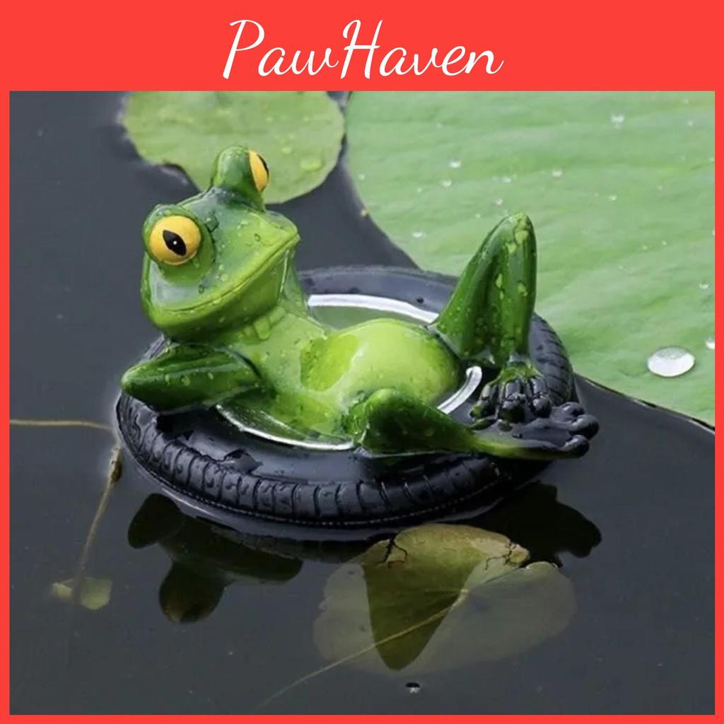 Interesting Floating Courtyard Water Garden Ornaments Pool Simulation Animal Decoration