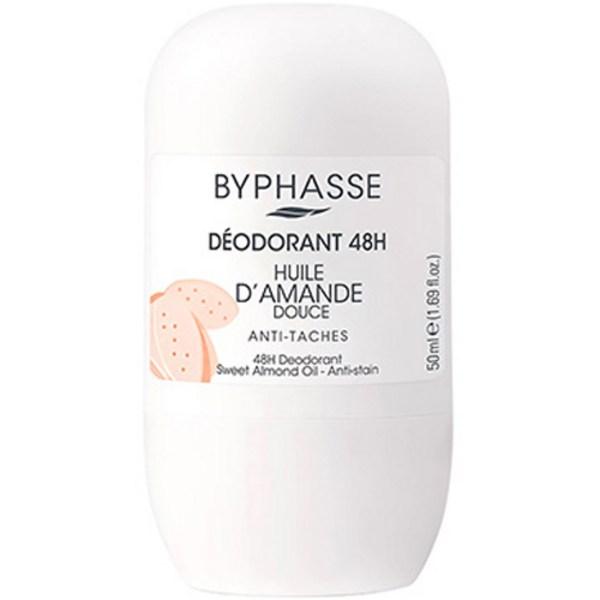 Шариковый дезодорант Bypasse с маслом сладкого миндаля 48ч, 50мл, 1 шт.