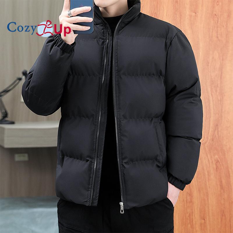 Cozy Up Men's Puffer Jacket Lightweight Warm Winter Coats Water Repellent Windproof Insulated Jacket