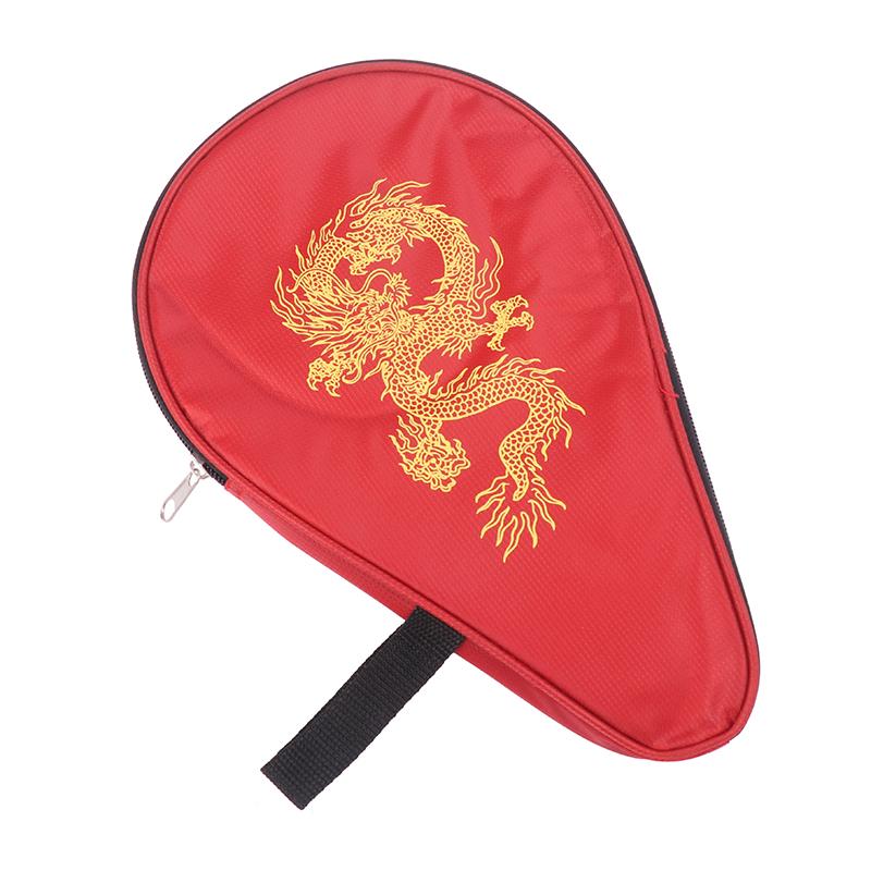 Table Tennis Racket Bag Wear-Resistant Gourd Shape Racquet Ping Pong Paddles Bag Table Tennis Racket Case Paddle Pouch