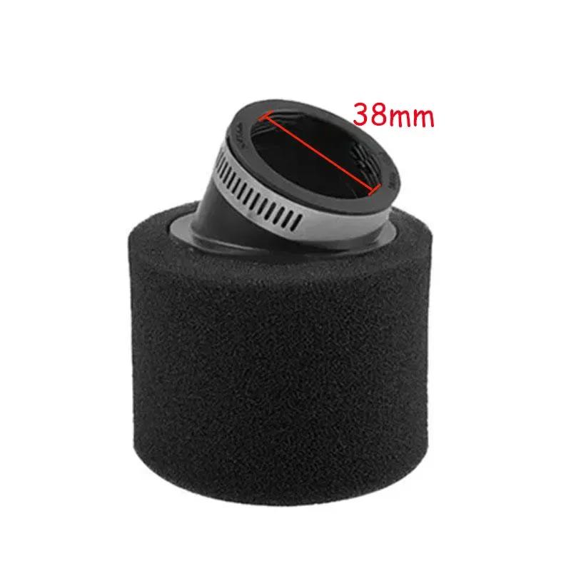 35/38/40/42/45/48/50mm Air Filter Black/Red Double Sponge Filter Cleaner Off Road Motorcycle ATV Beach Dirt Pit Bike Accessories