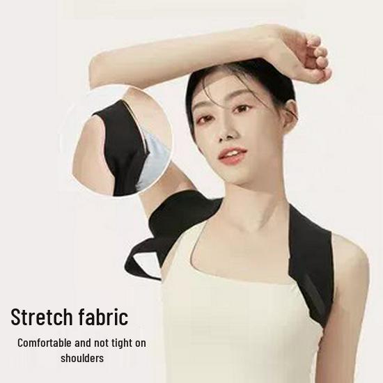 Корректирующий пояс для осанки спины и плеч для взрослых – Эластичная поддержка для шеи, плеч и спины
