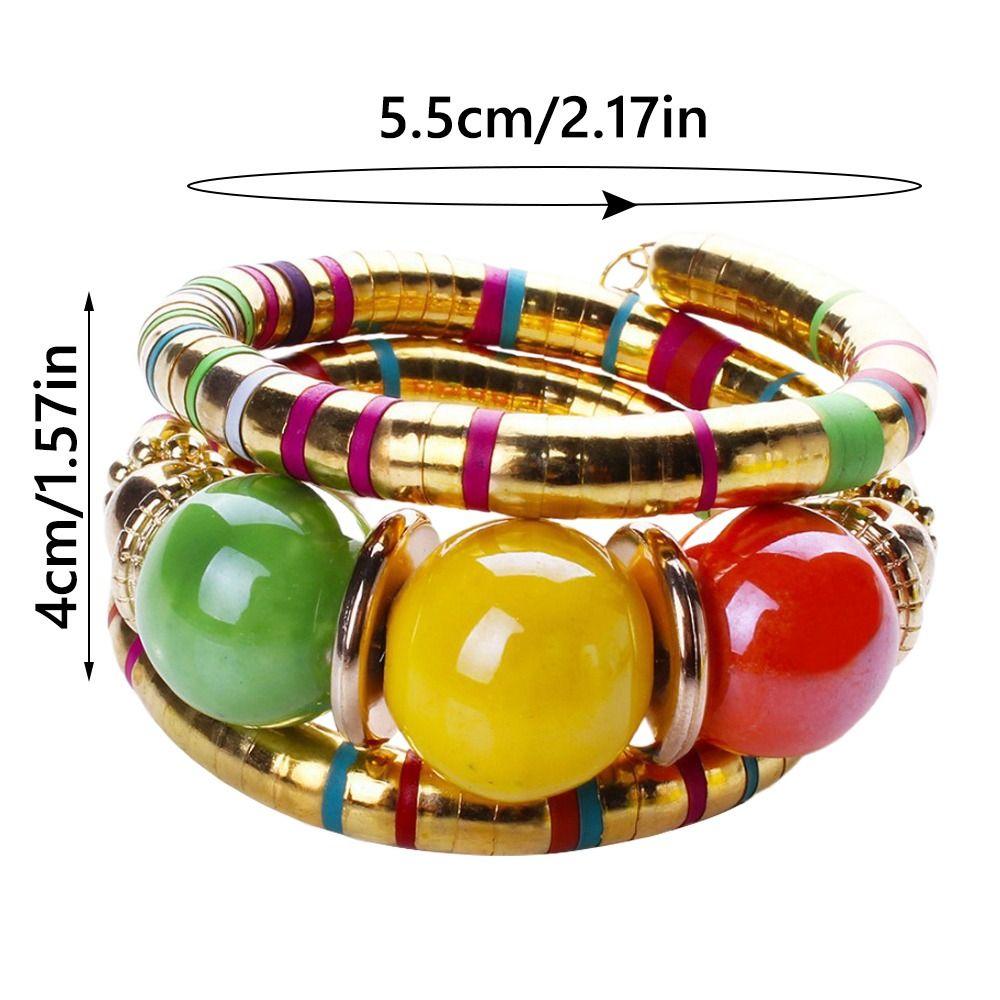 Браслет из сплава в виде змеи, трехслойный браслет, креативный подарок, многослойный браслет