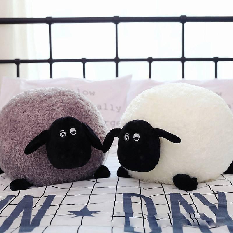 Adorable Shaun The Sheep Plush Toy Couple Pillow Soft Stuffed Animal Doll Gift