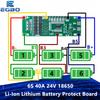Плата защиты литий-ионного аккумулятора 6S 40A 24V 18650 для солнечного освещения, BMS PCB с балансировкой для электровелосипеда, самоката