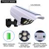 Solar Light Motion Sensor Security Dummy Camera Wireless Outdoor Flood Light IP65 Waterproof 77 LED Lamp 3 Mode for Home Garden