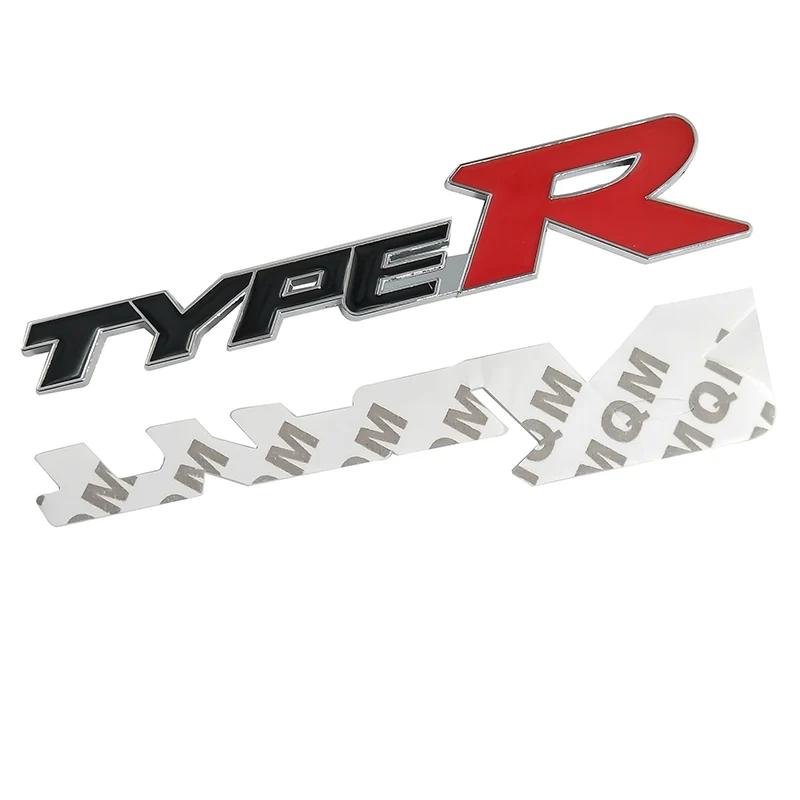 AAALY1 Авто Стайлинг 3D Металлический Сплав Тип R Typer Наклейка Для Honda City CR-V XR-V HR-V Accord FIT Jazz Stream Crider Greiz CIVIC Spirior
