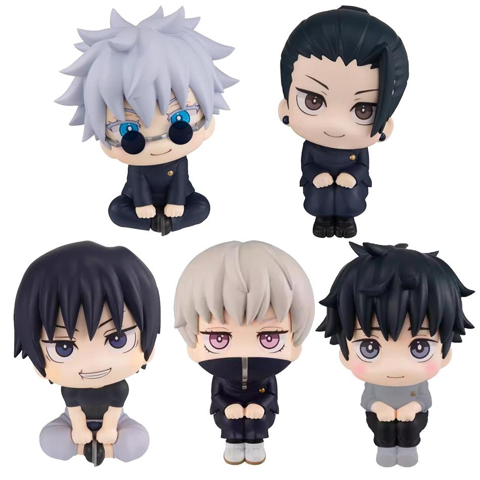 Фигурки Jujutsu Kaisen в стиле Q-version, милые Юдзи Итадори, Годзё Сатору, ПВХ фигурки действия, модель фигурки аниме, игрушки, коллекционная кукла, подарок