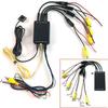 Parking System Switch Combiner Channel Converter Box 4 Way Camera Drive System