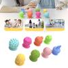8Pcs Silicone Sensory Suction Cup Toy for Stress Relief and Relaxation with Texture Design for Kids and Adult Calming