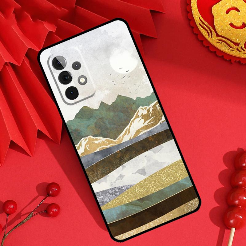 Золотой Пейзаж Чехол Для Samsung Galaxy M21 M31 M35 M12 M13 M14 M15 M06 M16 M36 M56 M53 M32 M52 M55 M34 M54