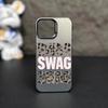 Камуфляжный Чехол для Телефона с Узором Буквы SWAG Для Samsung Galaxy S26 S24 S25 S23 Ultra S22 S21 S20 Plus FE A54 A55 Ударопрочный Чехол